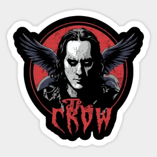 The Crow Vintage Fan Art Sticker